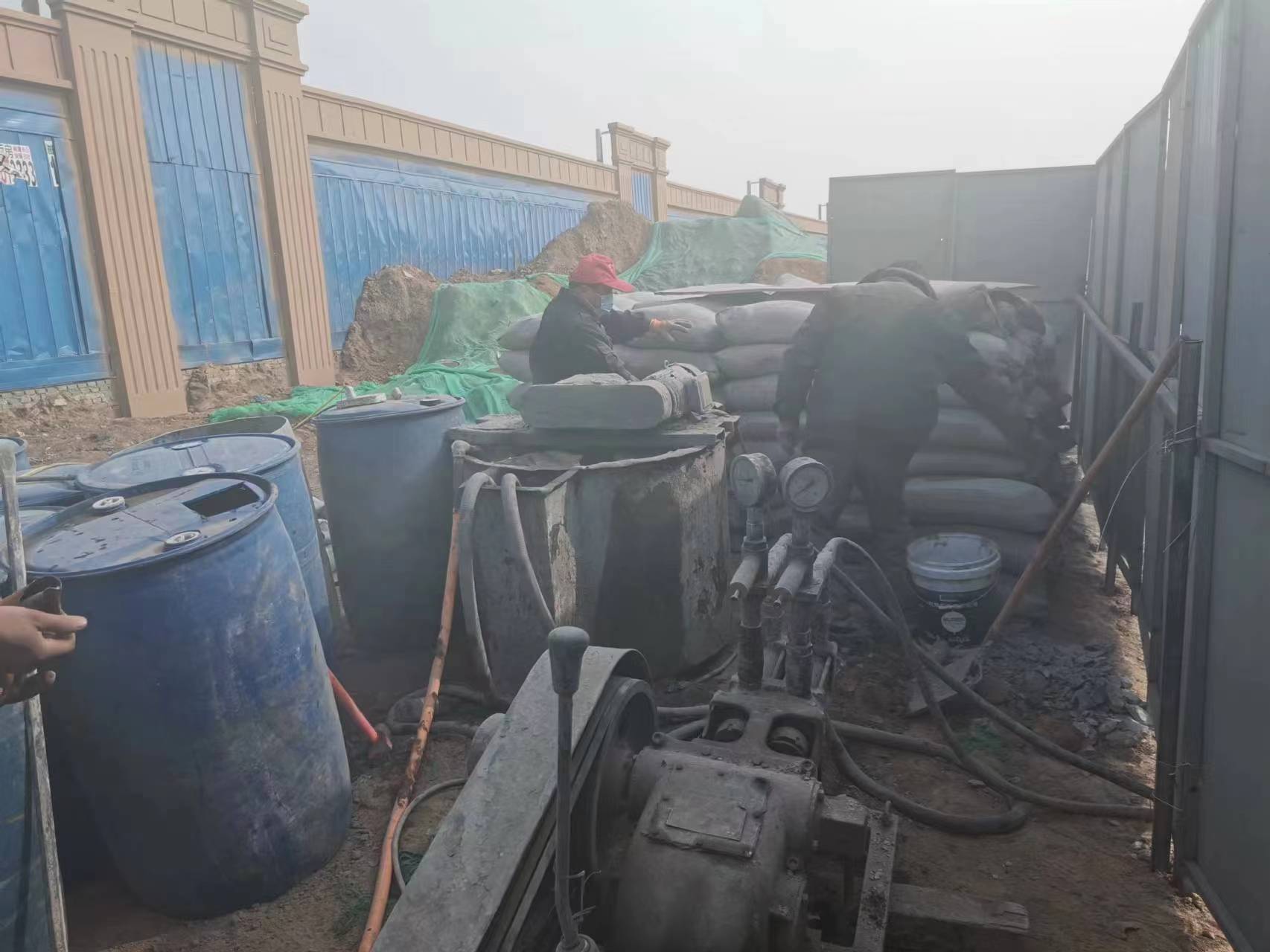 浮山地基沉降注浆加固